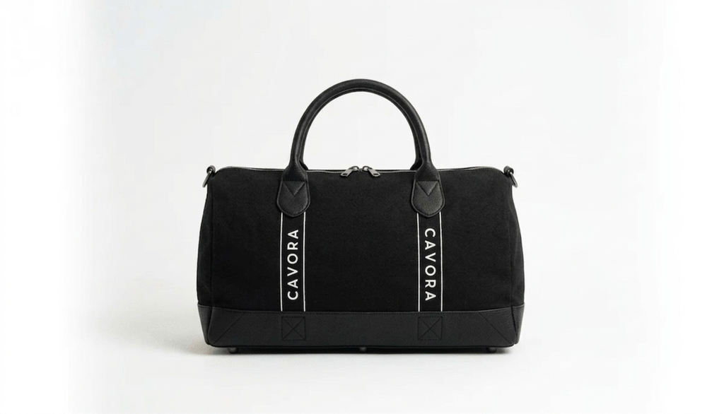 Cavora Estate Duffle Bag | Premium Canvas & Vegan Leather Travel Bag