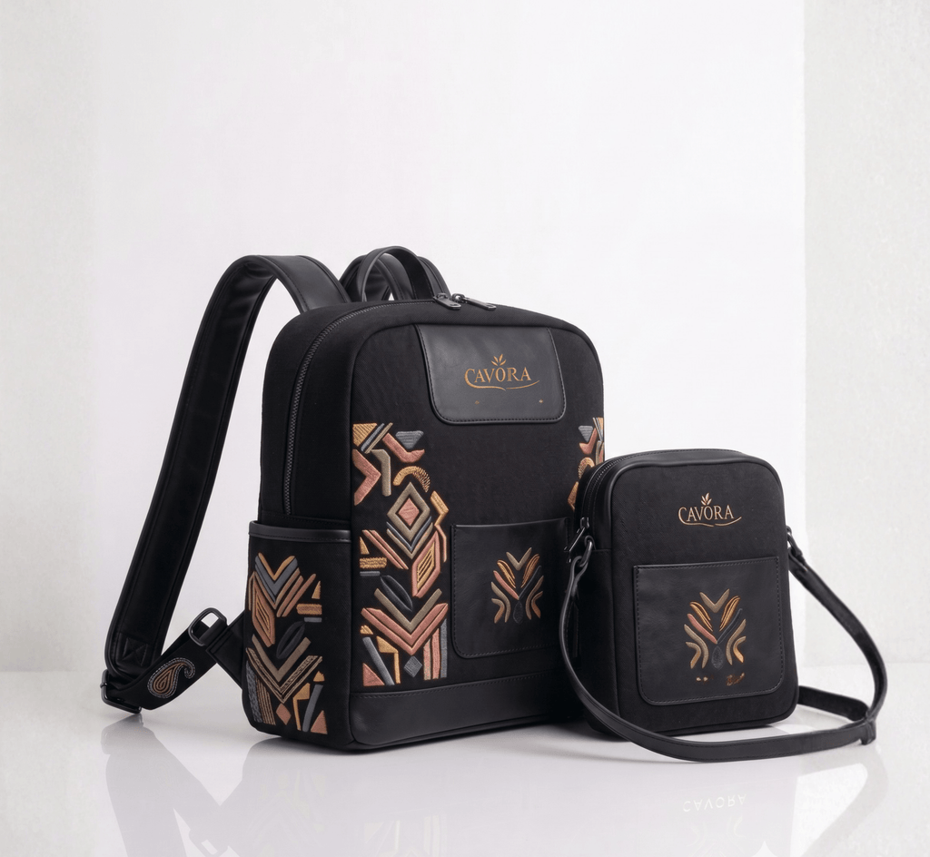 Aurum Backpack Combo Set | Premium Travel Backpack & Sling by Cavora - Cavora