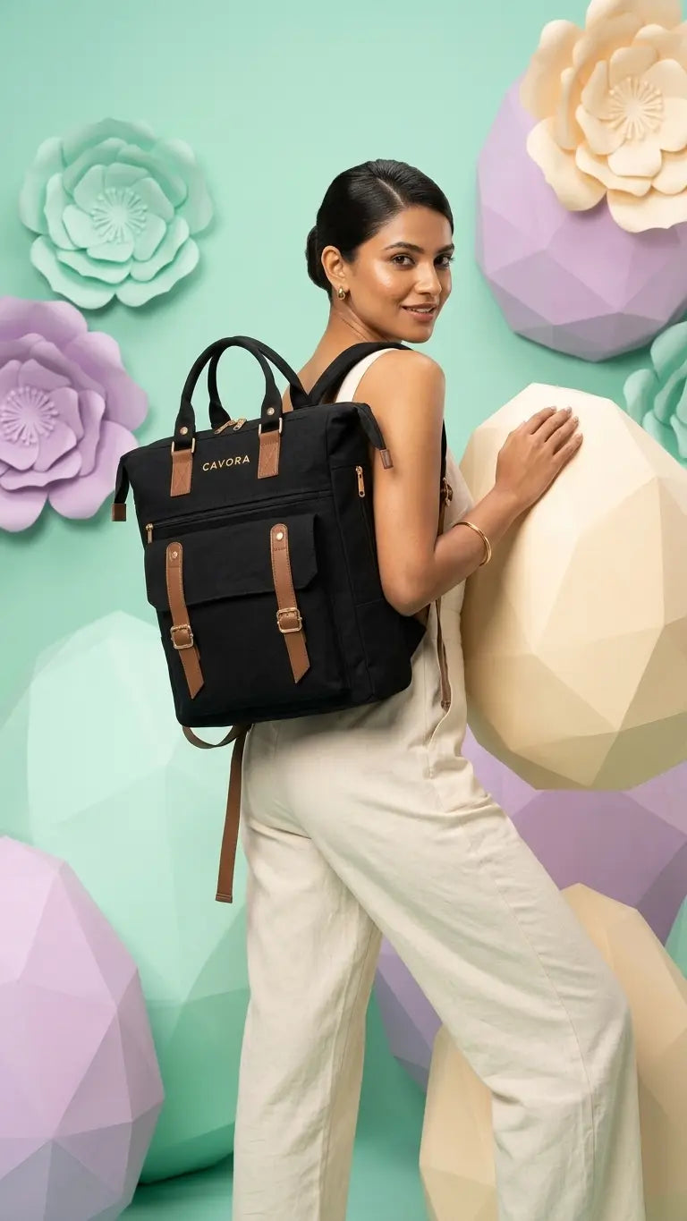 Axton Unisex Backpack for Travel & Work | Stylish Laptop Backpack – Cavora - Cavora