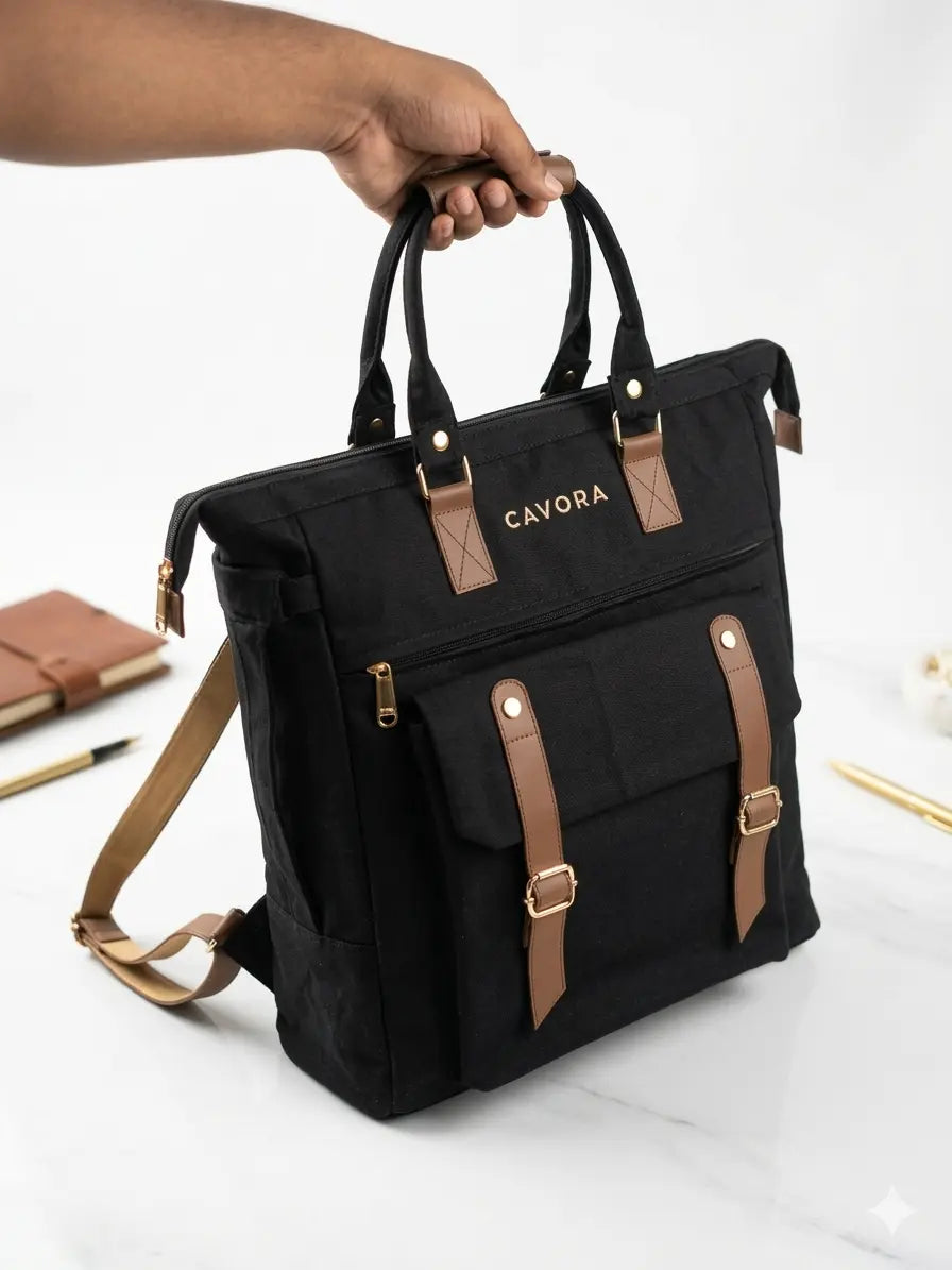 Axton Unisex Backpack for Travel & Work | Stylish Laptop Backpack – Cavora - Cavora