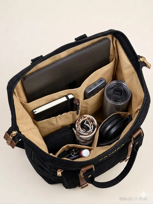 Axton Unisex Backpack for Travel & Work | Stylish Laptop Backpack – Cavora - Cavora