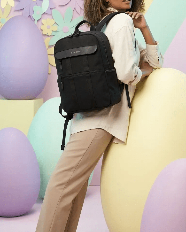 Canvas Laptop Backpack | Cavora Aeron Pack Minimal Work & Travel Bag - Cavora