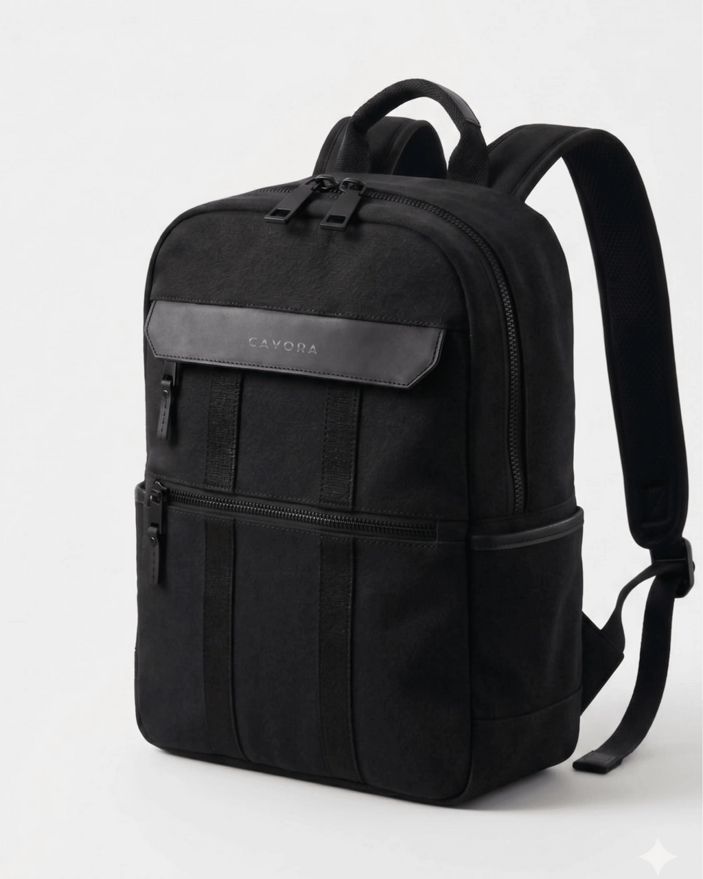Canvas Laptop Backpack | Cavora Aeron Pack Minimal Work & Travel Bag - Cavora
