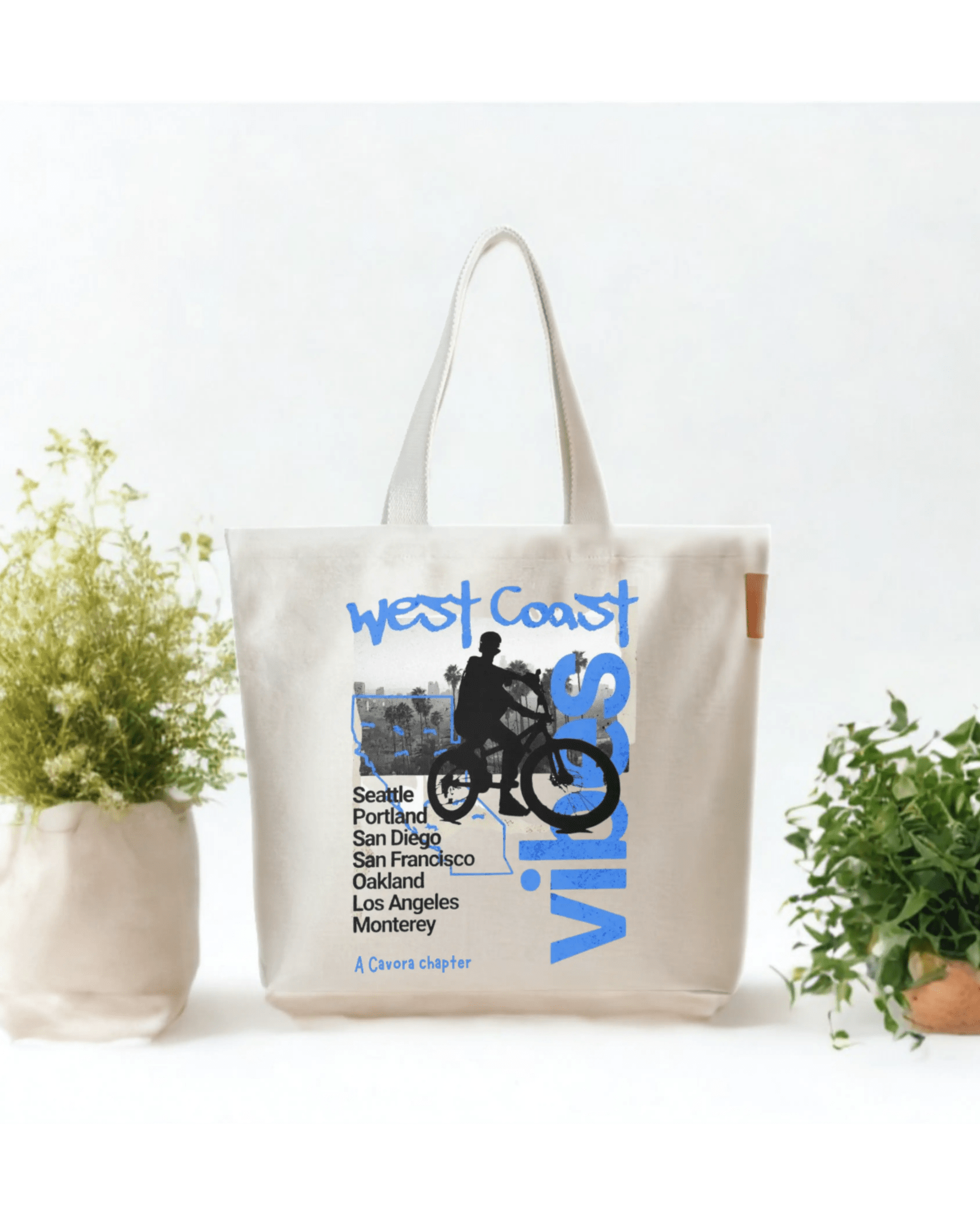 City Print Canvas Tote Bag – All City Tote - Cavora