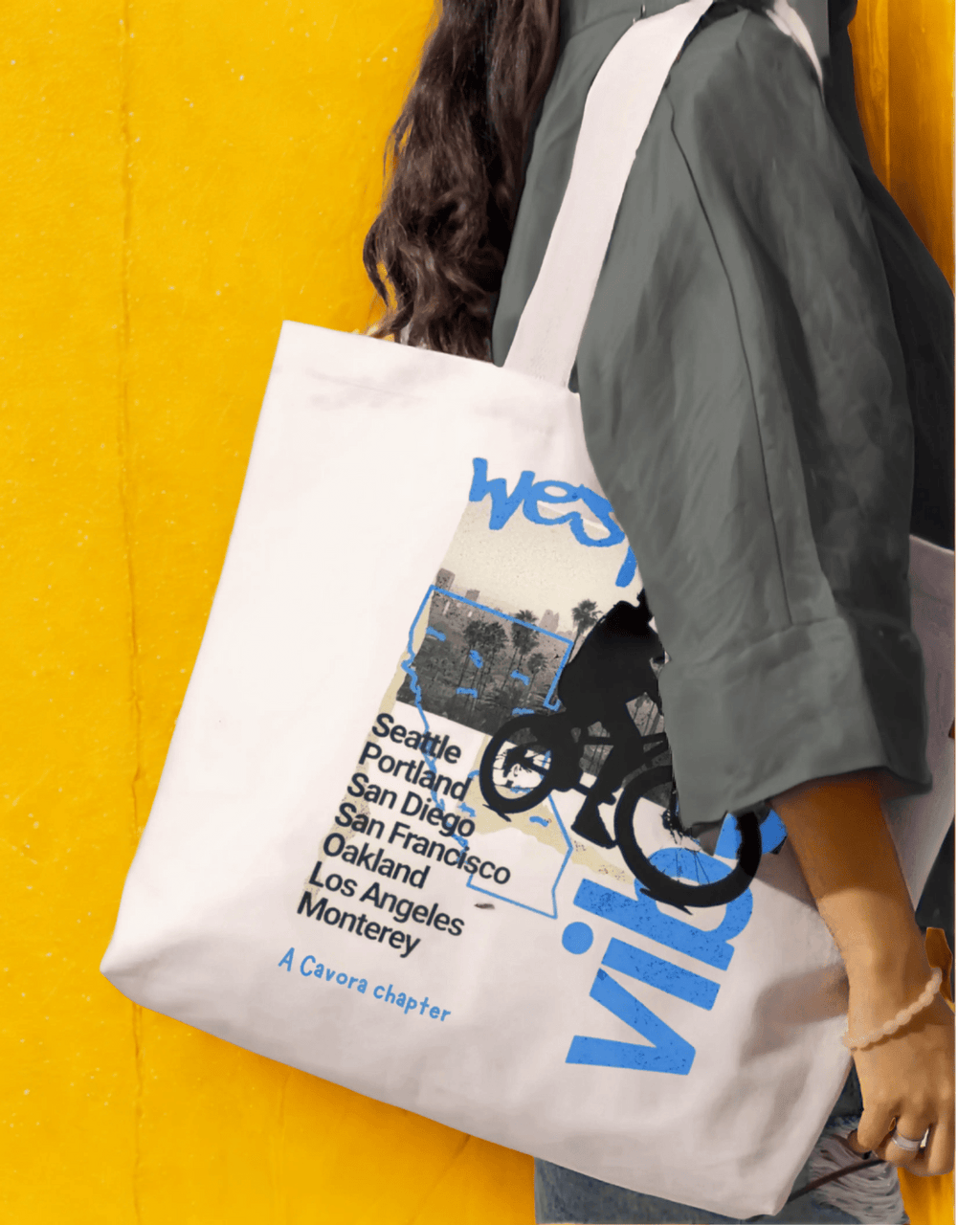 City Print Canvas Tote Bag – All City Tote - Cavora