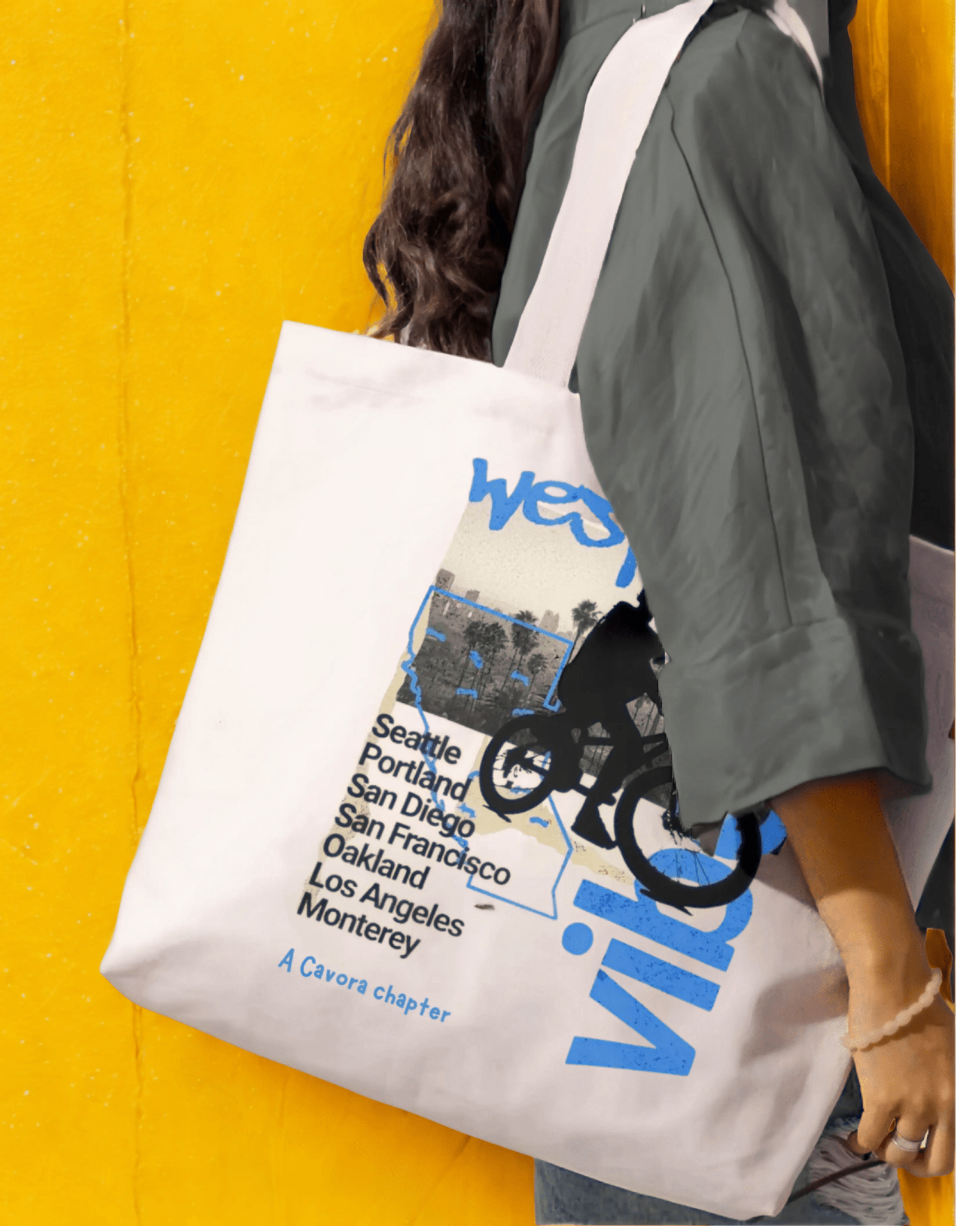 City Print Canvas Tote Bag – All City Tote - Cavora