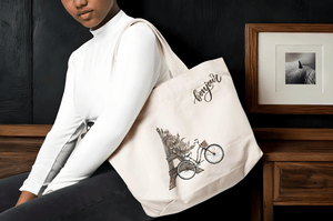 City Print Canvas Tote Bag – All City Tote - Cavora
