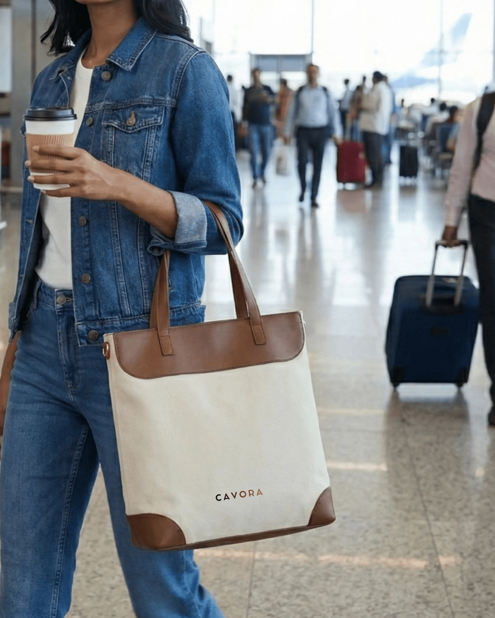 Everyday Canvas Tote Bag – The Dune Bag Stylish & Durable Carry | Cavora - Cavora