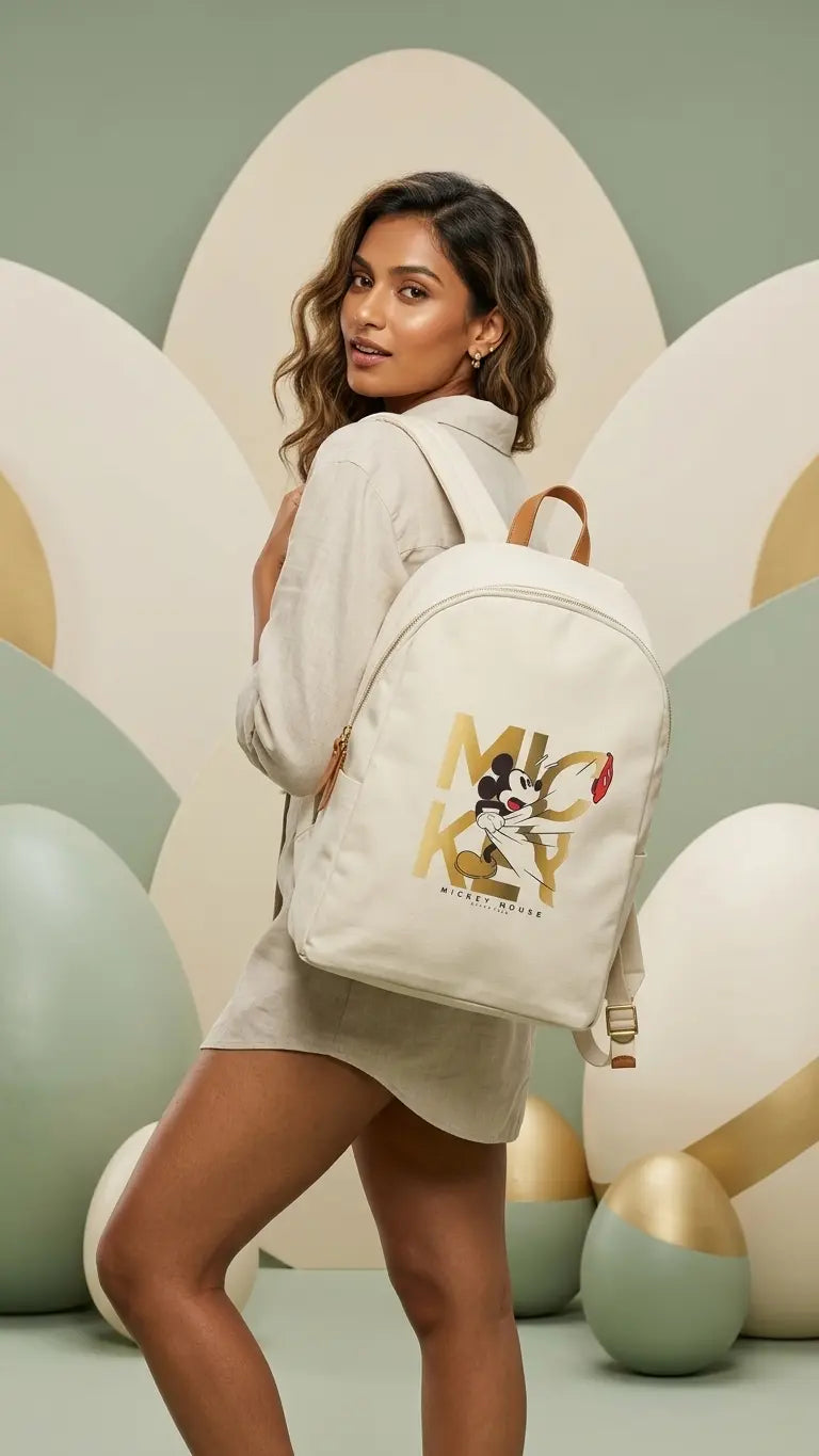 Mickey Modo Backpack | Stylish Canvas Laptop Backpack - Cavora