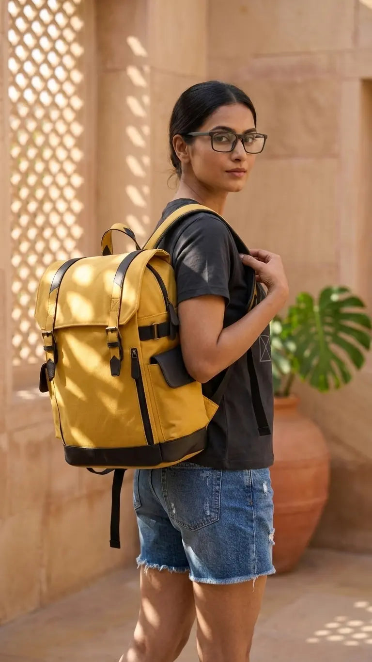 Pika Vault Canvas Backpack | Stylish & Durable Everyday Bag - Cavora