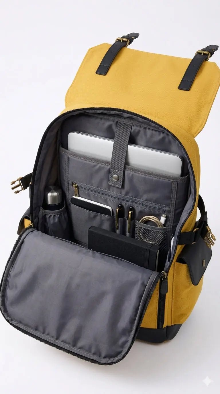 Pika Vault Canvas Backpack | Stylish & Durable Everyday Bag - Cavora