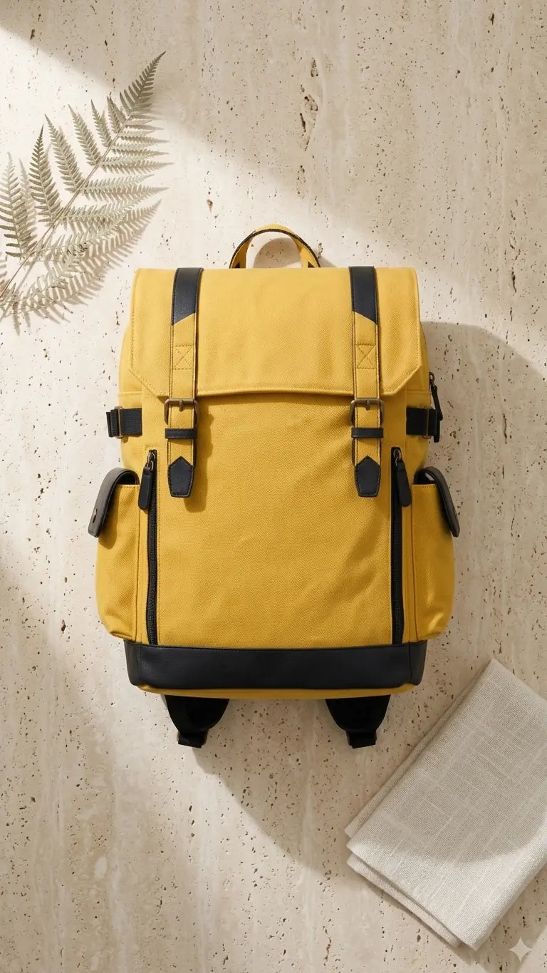 Pika Vault Canvas Backpack | Stylish & Durable Everyday Bag - Cavora