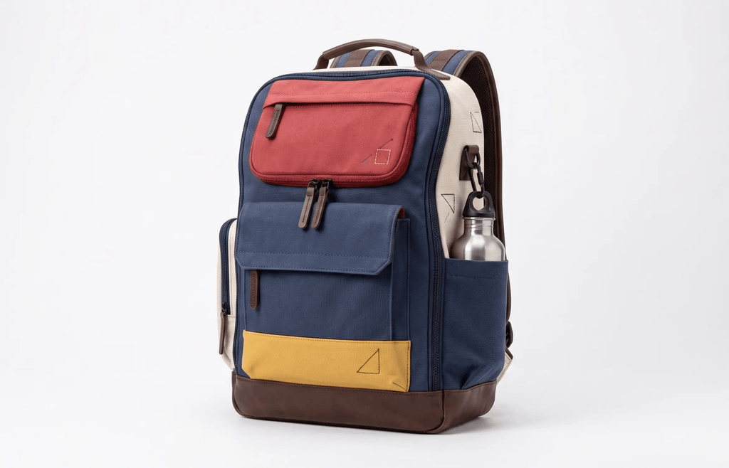Premium Canvas Backpack | Cavora Kanto Minimal Laptop Backpack - Cavora