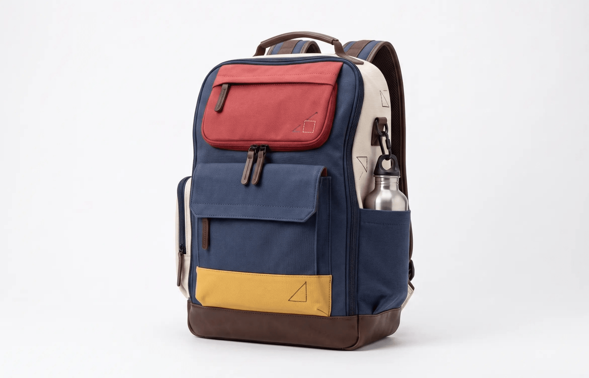 Premium Canvas Backpack | Cavora Kanto Minimal Laptop Backpack - Cavora