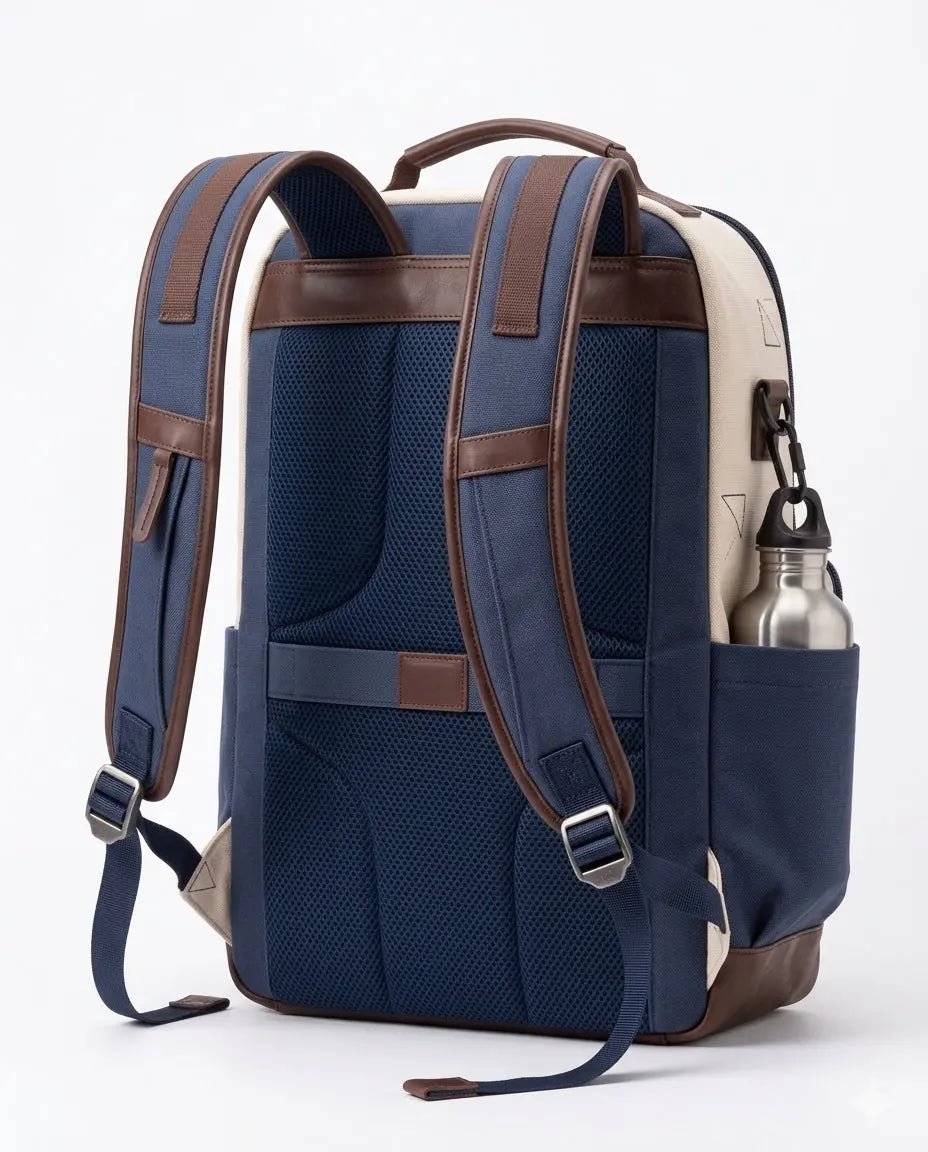 Premium Canvas Backpack | Cavora Kanto Minimal Laptop Backpack - Cavora