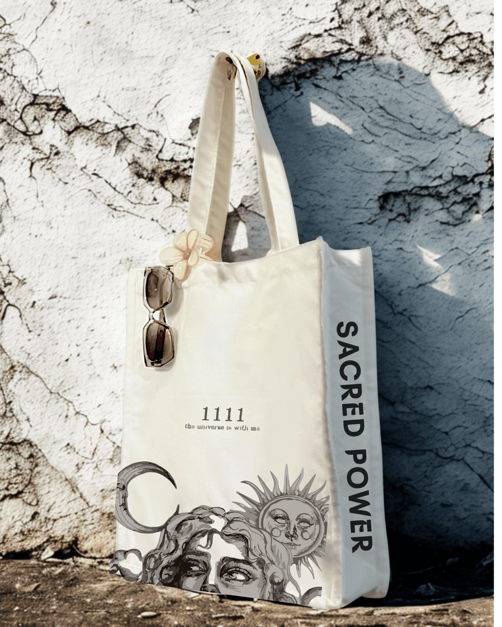Sacred Power Cotton Tote bag - Cavora