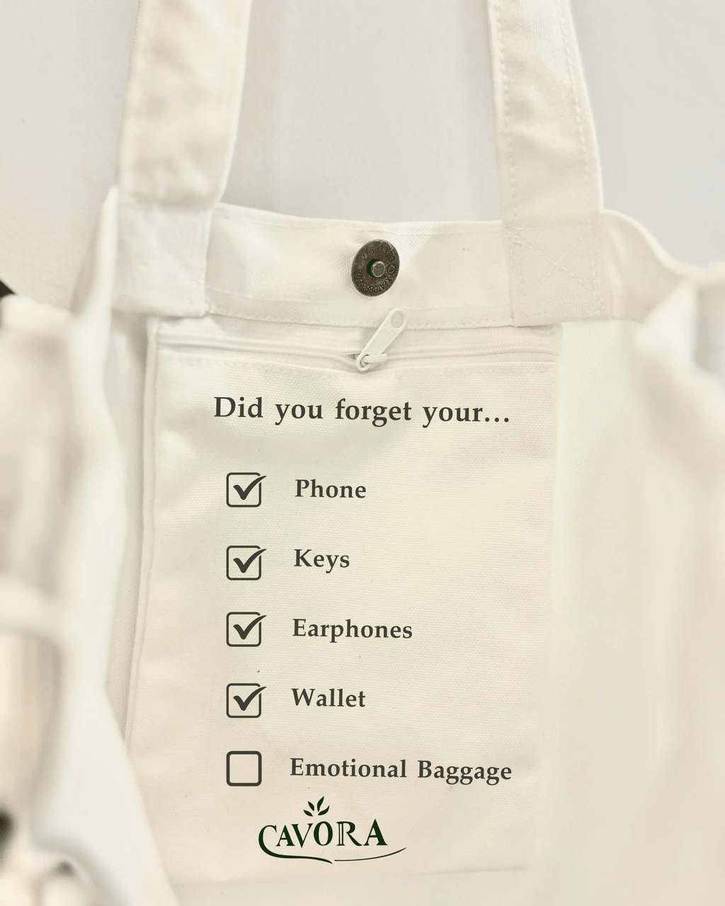 Sacred Power Cotton Tote bag - Cavora