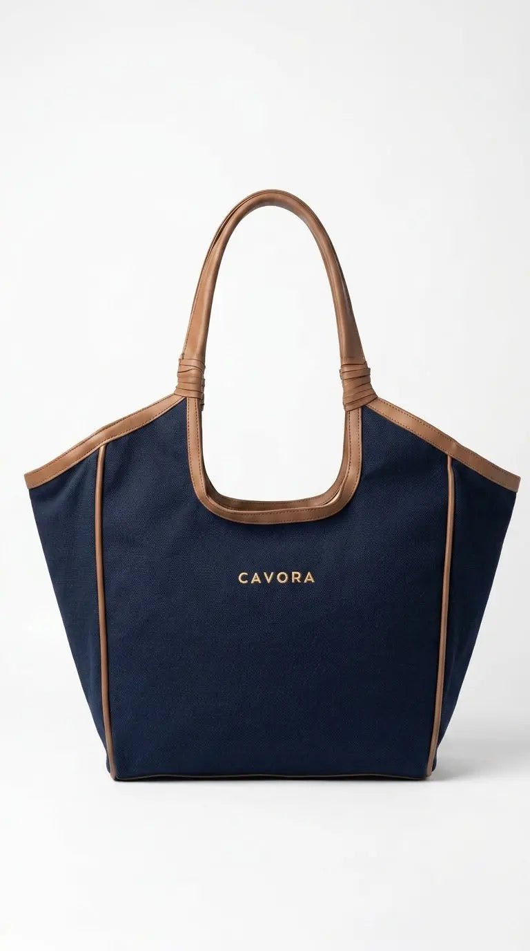 Women Tote Bag | Cavora RAAYA Tote – Premium Canvas Work & Everyday Bag - Cavora